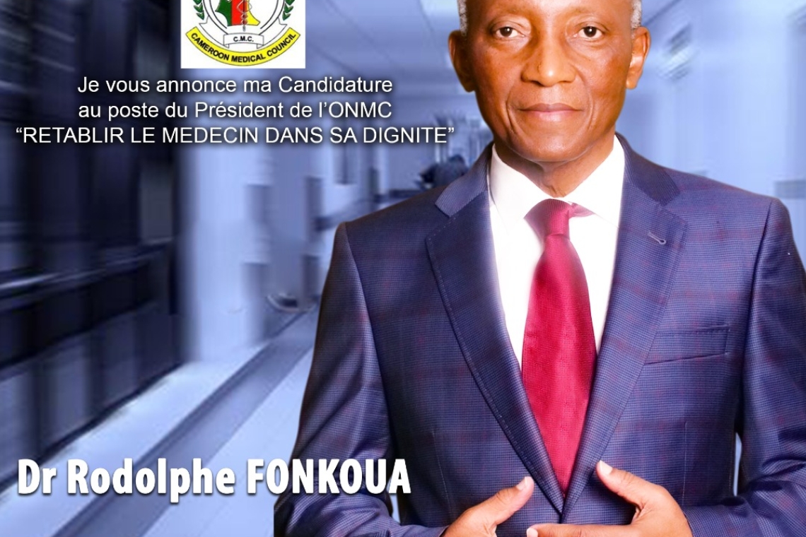 Élection à l'ONMC : Dr Fonkoua Rodolphe, l'homme qui veut rétablir la dignité des médecins...